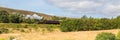 Steam train of the heritage railway in Blaenavon, Wales, UK