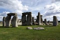 Landscape of Stonehenge in England, UNESCO World heritage Site in 15. September 2018 UK