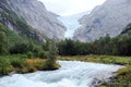 Fjord part of the northern coast of Norway. Royalty Free Stock Photo