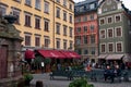 The Landscape of Stortorget square in Gamla Stan island, Stockholm, Sweden