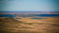 Landscape of Sudochye lake aka part of former Aral sea at Urga fishing village, Karakalpakstan, Uzbekistan Royalty Free Stock Photo