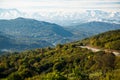 Landscape of the summer mountains