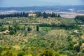 Summer landscape near Volterra, Tuscany Royalty Free Stock Photo