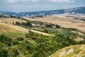 Summer landscape near Volterra, Tuscany Royalty Free Stock Photo