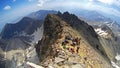 Climbers on top of Alamkuh