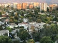 Landscape, sunset and citywide in Santiago Chile