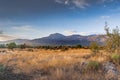 Landscape and sunset in the Pedriza sierra Guadarrama. Madrid Spain.