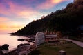 Landscape of sunset seascape Landscape of sunset seascape at Khao Laem Ya Mu Ko Samet National Park, Rayong province, Thailand.