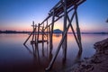 Landscape sunset Sungai Kapuas Kalimantan barat