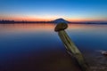 Landscape sunset Sungai Kapuas Kalimantan barat