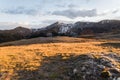 Landscape, sunset view at Independence Pass near Aspen, Colorado.