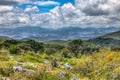 Landscape of surrounding mountains in San Luis Potosi Royalty Free Stock Photo