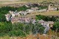 Landscape of the surroundings of Segovia. The Church of la Vera Cruz - the ancient templar church.