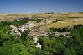 Landscape of the surroundings of Segovia. The Church of la Vera Cruz - the ancient templar church.