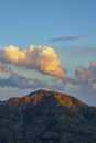 Landscape in susnset, Calabria, Italy