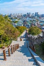 Landscape of Suwon behind Hwaseong fortress, Republic of Korea