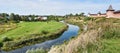 Landscape in Suzdal, Russia Royalty Free Stock Photo