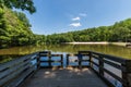 Landscape of the Swimming and Fishing Area in Colonel Denning St Royalty Free Stock Photo