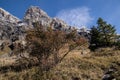 Landscape of the Swiss Alps in the fall