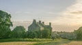 The landscape in trim castle,northern ireland