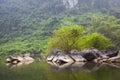 Landscape of Tam Coc national park Royalty Free Stock Photo