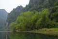 Landscape of Tam Coc national park Royalty Free Stock Photo