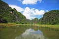 Landscape of Tam Coc national park Royalty Free Stock Photo