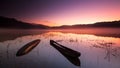 Landscape of Tamblingan Lake.