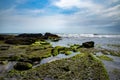 Landscape of Tanah Lot in Beraban, Indonesia