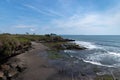 Landscape of Tanah Lot in Beraban, Indonesia