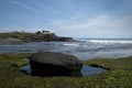 Landscape of Tanah Lot in Beraban, Indonesia