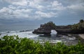 Landscape of Tanah Lot in Beraban, Indonesia