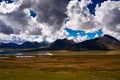 The landscape of Tanggula mountains Royalty Free Stock Photo