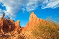 Landscape of Tatacoa Desert, Colombia Royalty Free Stock Photo