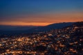 Landscape of Taxco, Mexico at night Royalty Free Stock Photo