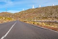 Landscape in Teide National Park. Tenerife, Spain Royalty Free Stock Photo