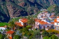 Landscape of Tejeda village of Gran Canaria, Canary Islands, Spain