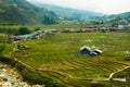 View of Sapa village, Rice terraces, Vietnam