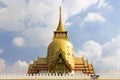 Landscape,Thai temple, Big Pagoda Church, on sky background,Beautiful architecture.