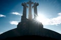 Three Crosses, Vilnius, Lithuania Royalty Free Stock Photo