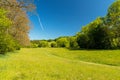 A creek valley near Singen in thuringia in spring Royalty Free Stock Photo