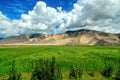 The landscape of Tibetan Plateau in Tibet Royalty Free Stock Photo