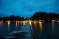 Landscape of Togean island in the night Royalty Free Stock Photo