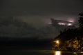 Landscape of Togean island in the night Royalty Free Stock Photo