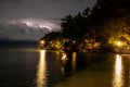 Landscape of Togean island in the night Royalty Free Stock Photo