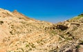 Landscape at Toujane, a Berber mountain village in southern Tunisia Royalty Free Stock Photo