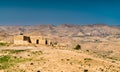 Landscape at Toujane, a Berber mountain village in southern Tunisia Royalty Free Stock Photo