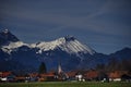 Landscape of the town of Fussen Schwarzwald germany Royalty Free Stock Photo