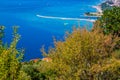 Landscape of the town Omis, Croatia. Royalty Free Stock Photo