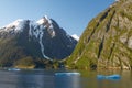 Landscape at Tracy Arm Fjords in Alaska United States